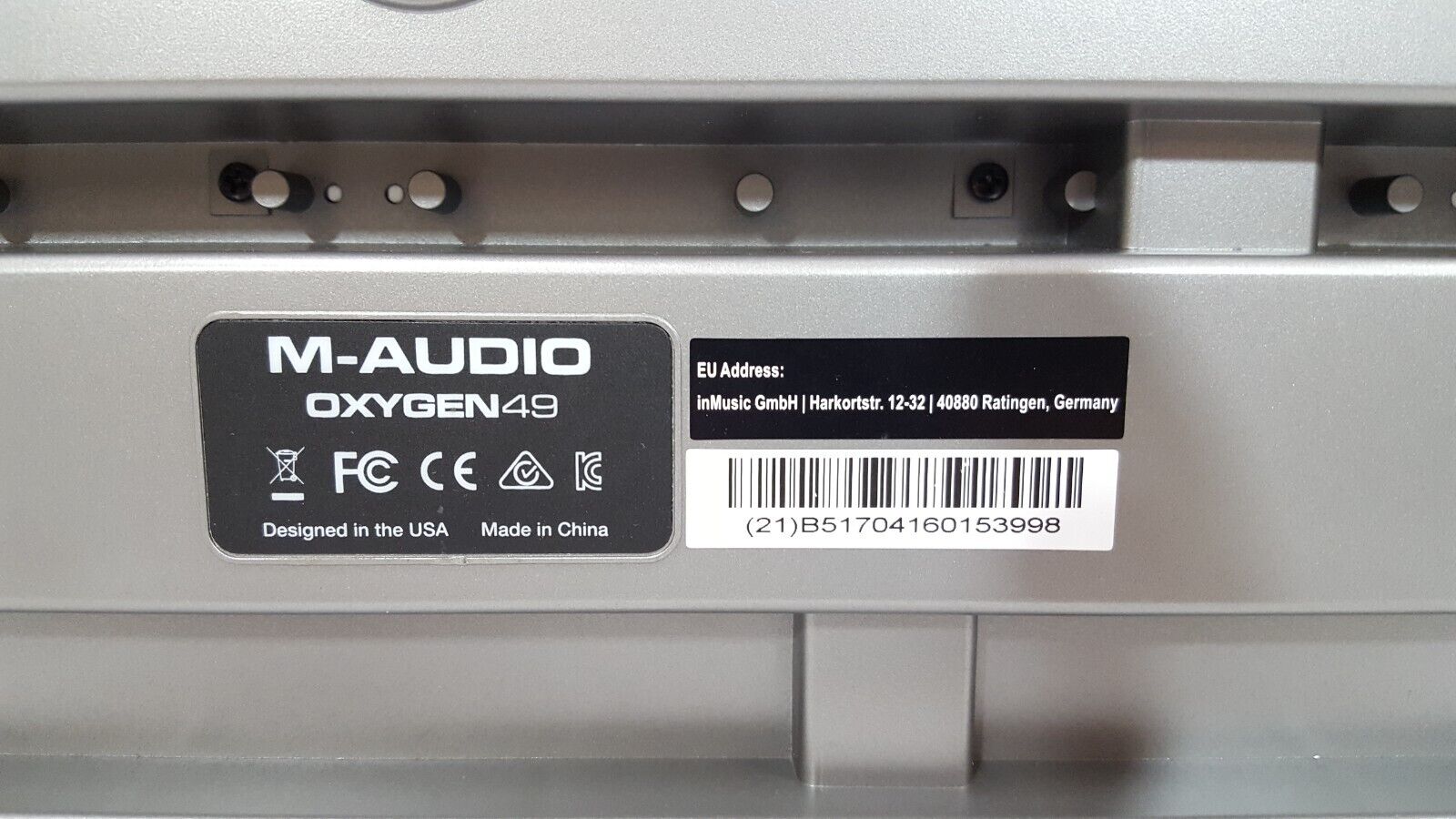 M-Audio 49-Key Oxygen 49 MIDI Synth Keyboard and Drum Machine with Soft Case - Fresh Stock Dated February 2026