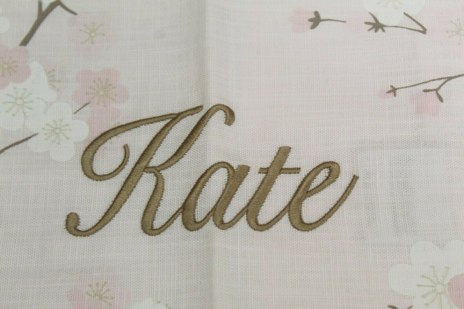 NEW Restoration Hardware Baby Child CHERRY BLOSSOM PILLOW SHAM Kate Monogram RH - Fresh Stock Dated December 2025