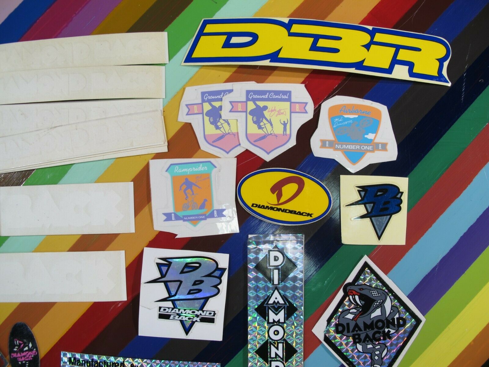 vtg 1980s 1990s Diamondback bike BMX sticker - assortment you pick - Fresh Stock Dated December 2025