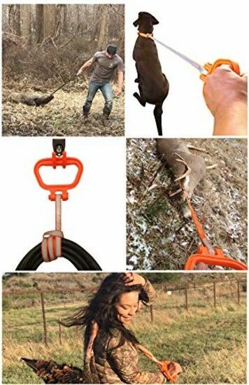 Deer Drag Rope Sled Harness Handle Hunting Outdoor Gift Him Camping Hiking New - Fresh Stock Dated December 2025