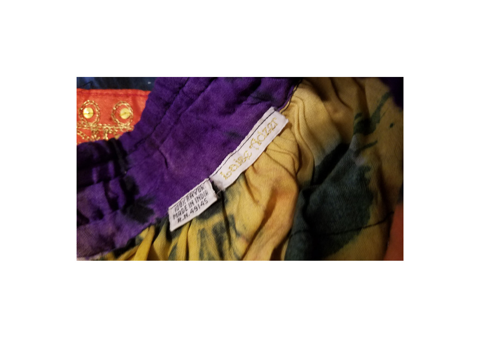 Laise Adzer Rare 80s Gold Elephant Pattern Skirt Multi-color Elephant Pre-owned - Fresh Stock Dated March 2026