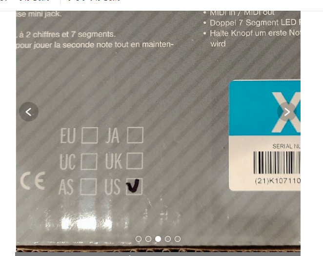 Akai EWI4000S Synthesizer Excellent Controller - Fresh Stock Dated February 2026