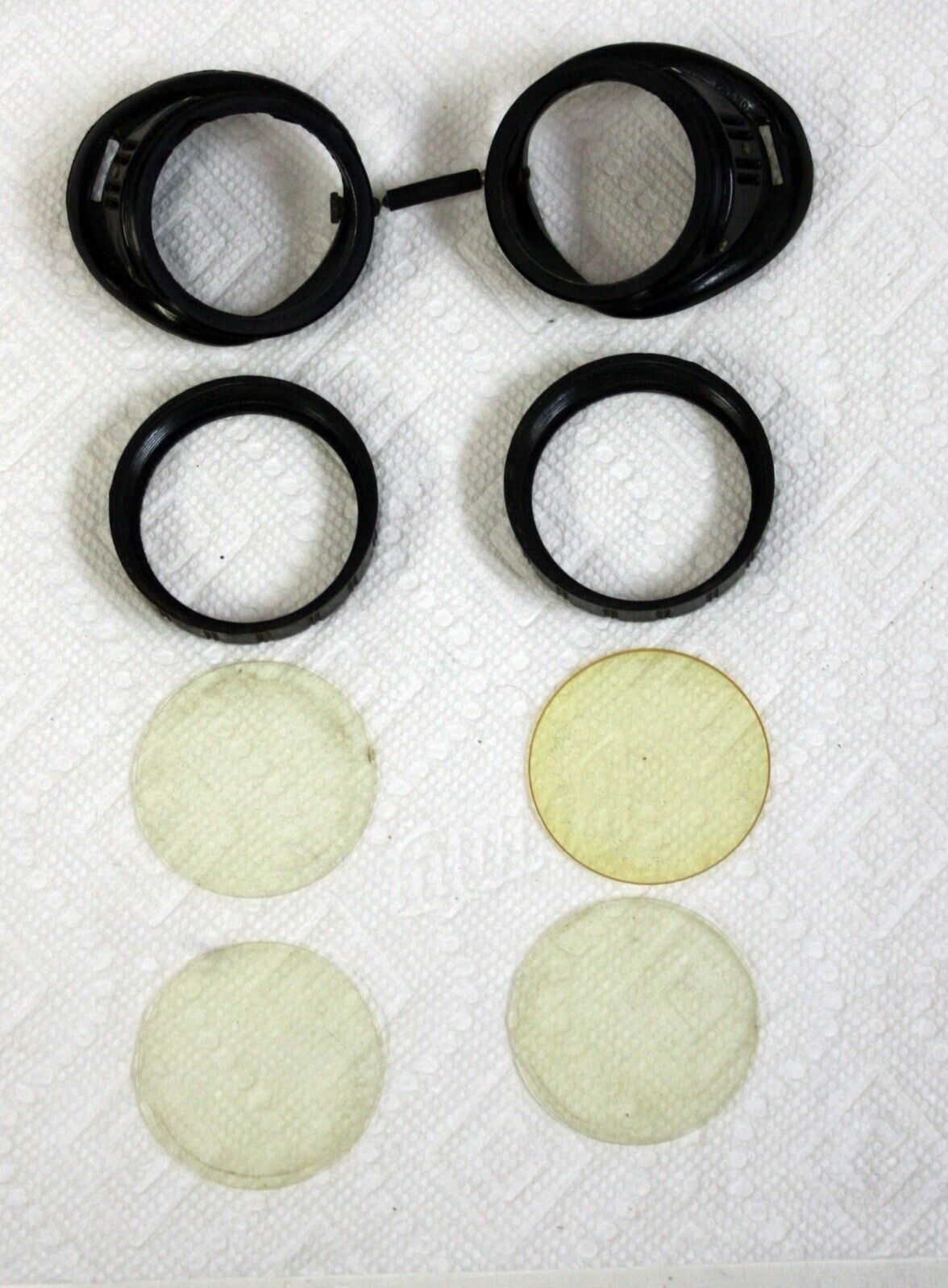 Vintage Deco Sellstrom Bakelite Welding Goggles Steampunk Motorcycle Aviator - Fresh Stock Dated February 2026