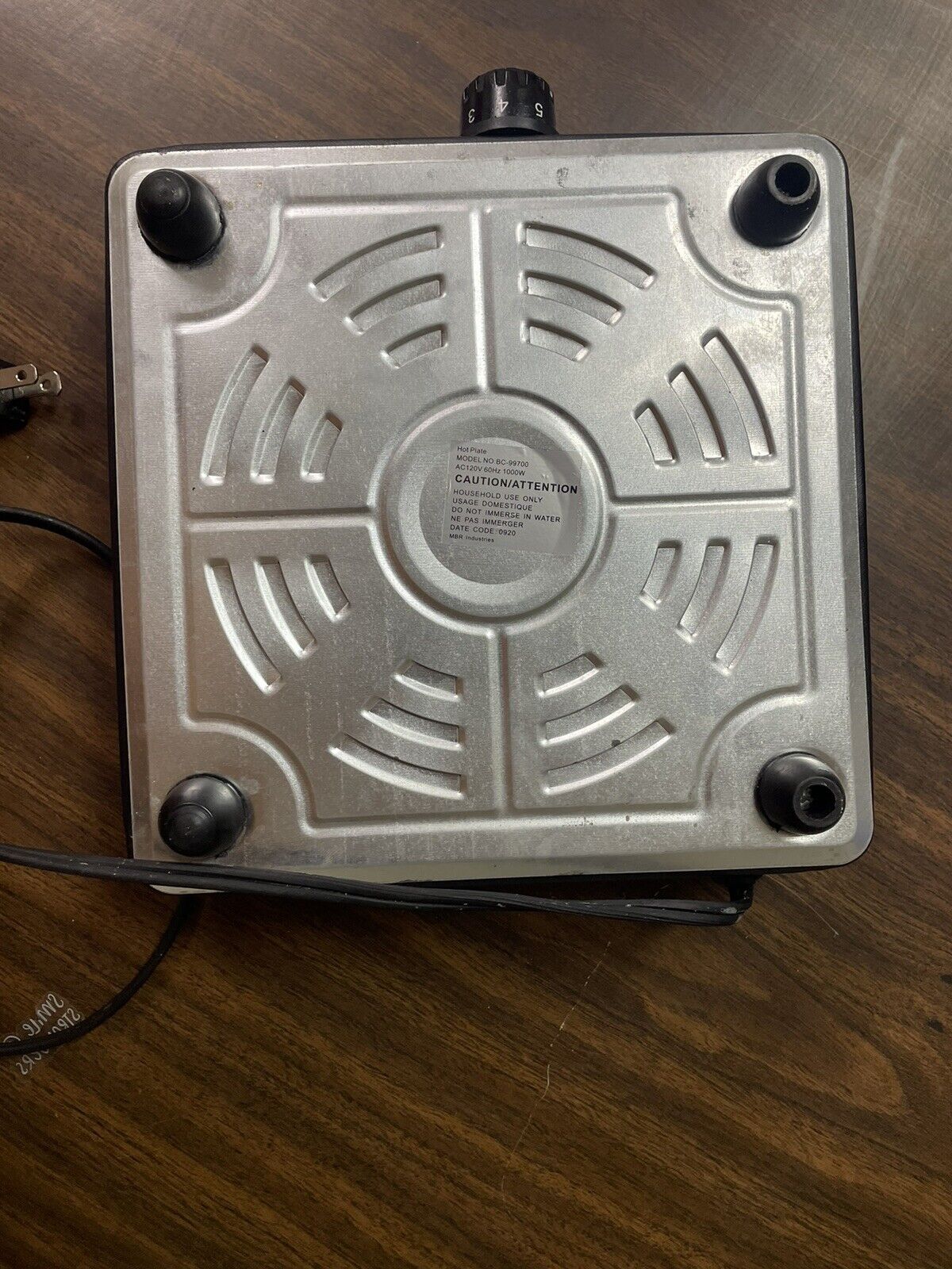 Portable Electric Single Burner Stove Hot Plate 1000W - Used But Works Great - Fresh Stock Dated December 2025