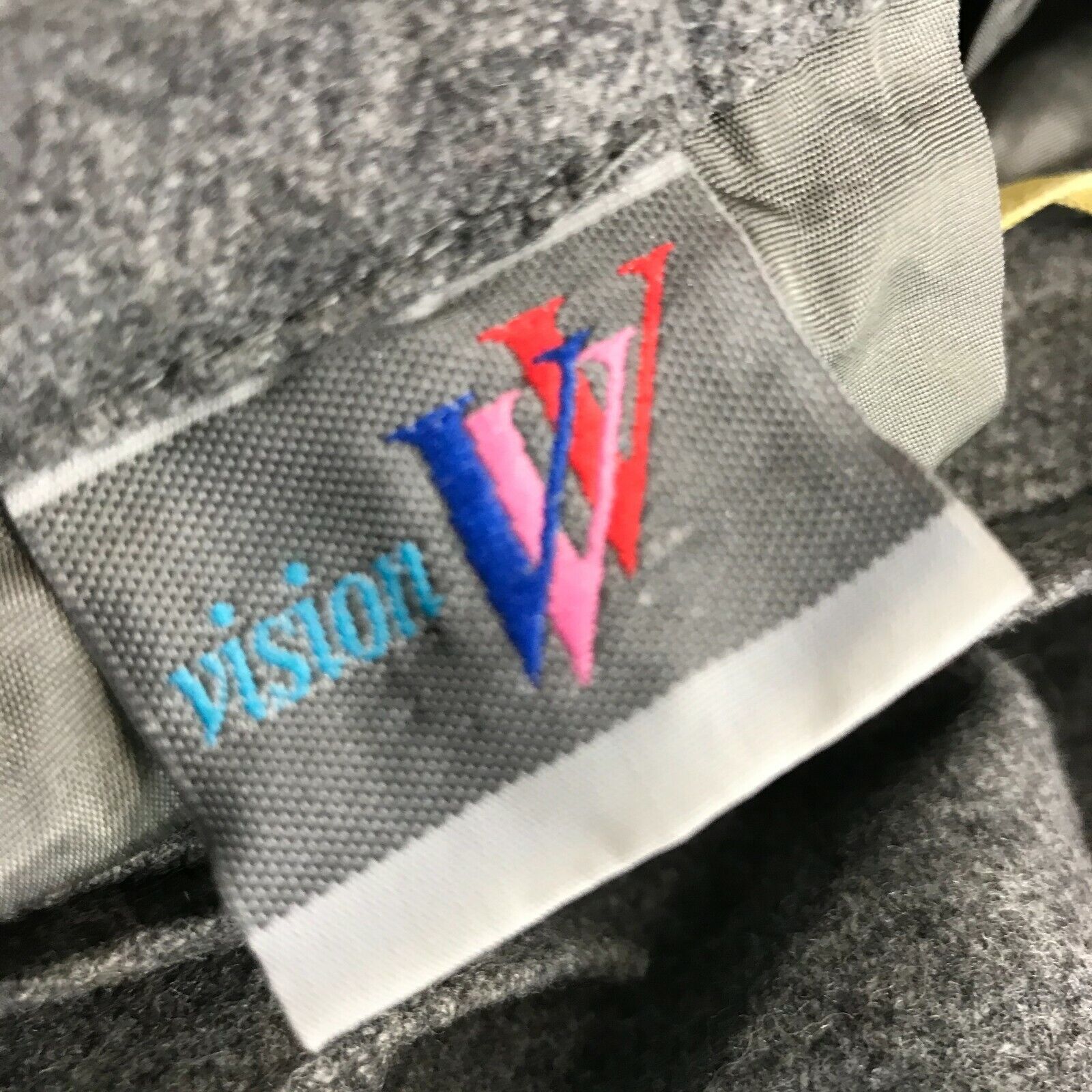 Vision VINTAGE Wool A Line Pleated Skirt Womens Sz 4 Gray Lined Back Zip 31