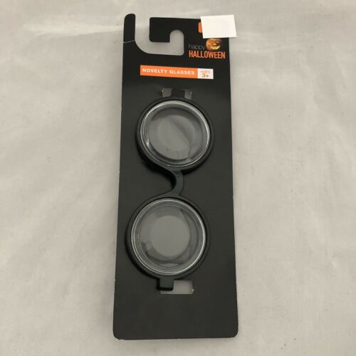 Happy Halloween Novelty Thick Nerd glasses Specs costume cosplay black frame - Fresh Stock Dated March 2026