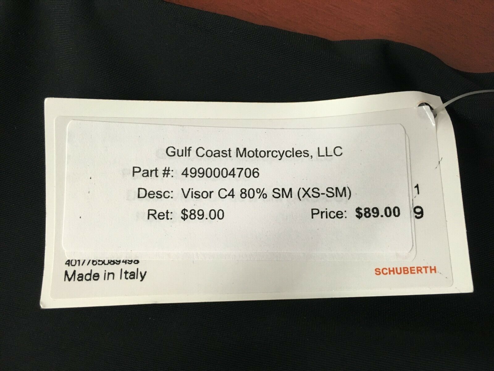 Schuberth C4/C4 Pro Pinlock-Ready Face Shield 80% Tint **4990004706** - Fresh Stock Dated February 2026