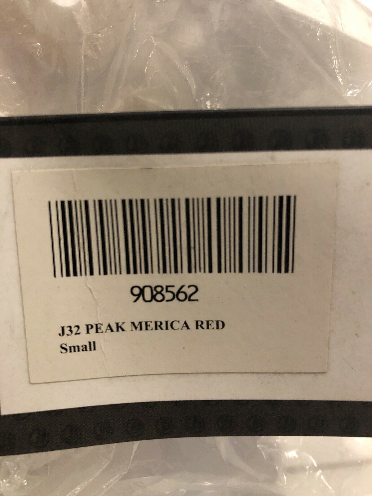 Just1 J32 Helmet Peak Merica Red Small - Fresh Stock Dated February 2026