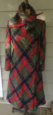 Gorgeous piece of art coat scarf Pauline Trigere wool tweed woven coat- med - Fresh Stock Dated February 2026