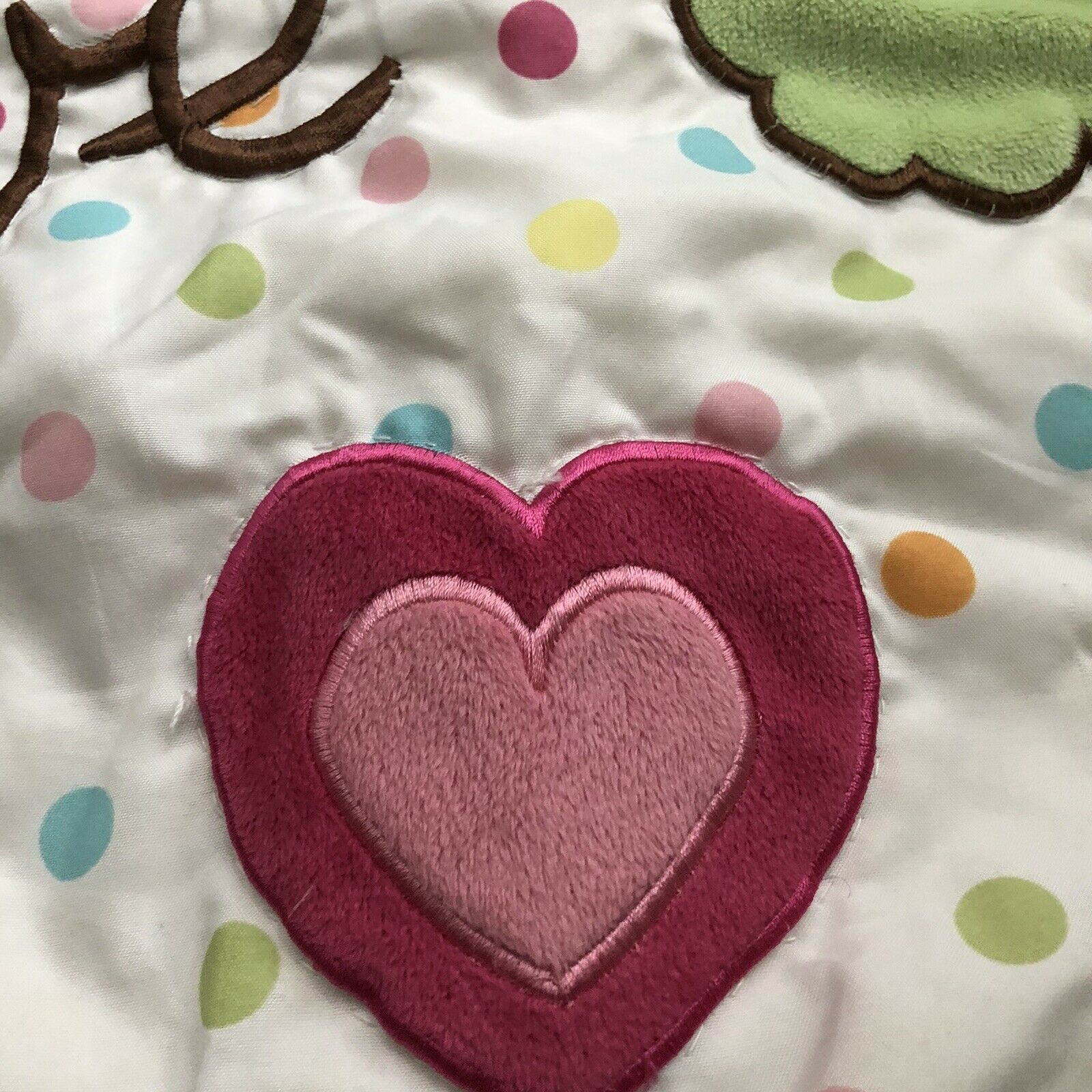 Circo Girl's Peace + Love Quilted Pink White Standard Pillow Sham - Fresh Stock Dated February 2026