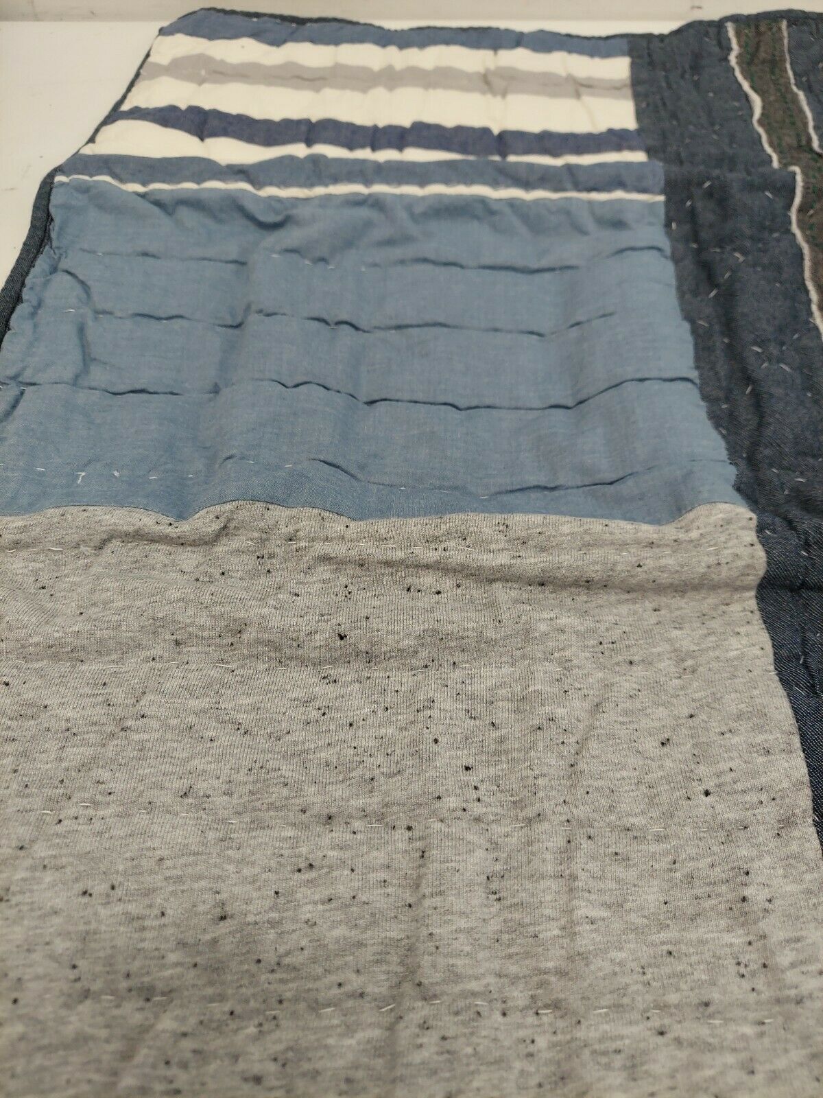 Pottery Barn Kids Sullivan Sports Quilted Pillow Sham Euro - NEW With Tags - Fresh Stock Dated January 2026