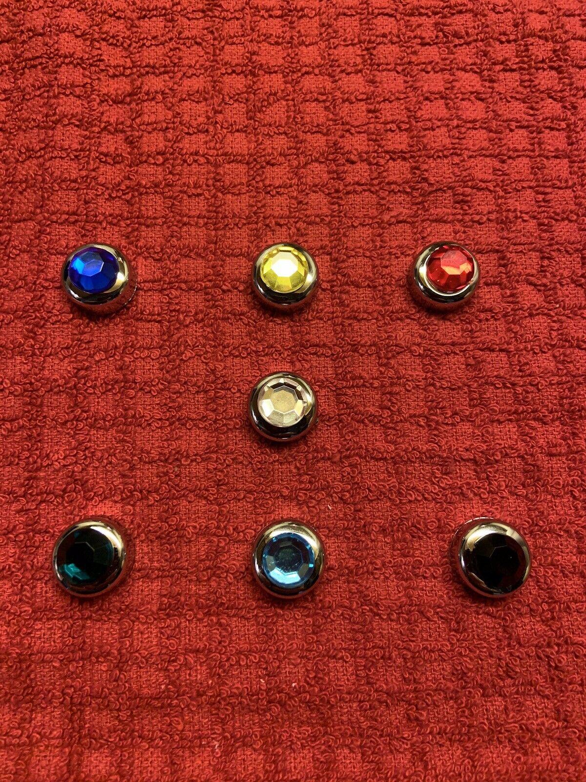 Vintage Style Jeweled Bicycle Hub Shiners - Fresh Stock Dated December 2025