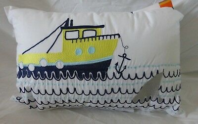 Sabrina Soto Charlie Boat Decorative Pillow 18