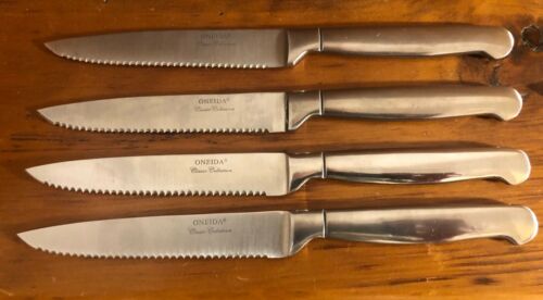 Lot Set Of 8 Oneida Classic Collection Steak Knive 9 inch 5 1/2” Blade - Fresh Stock Dated December 2025