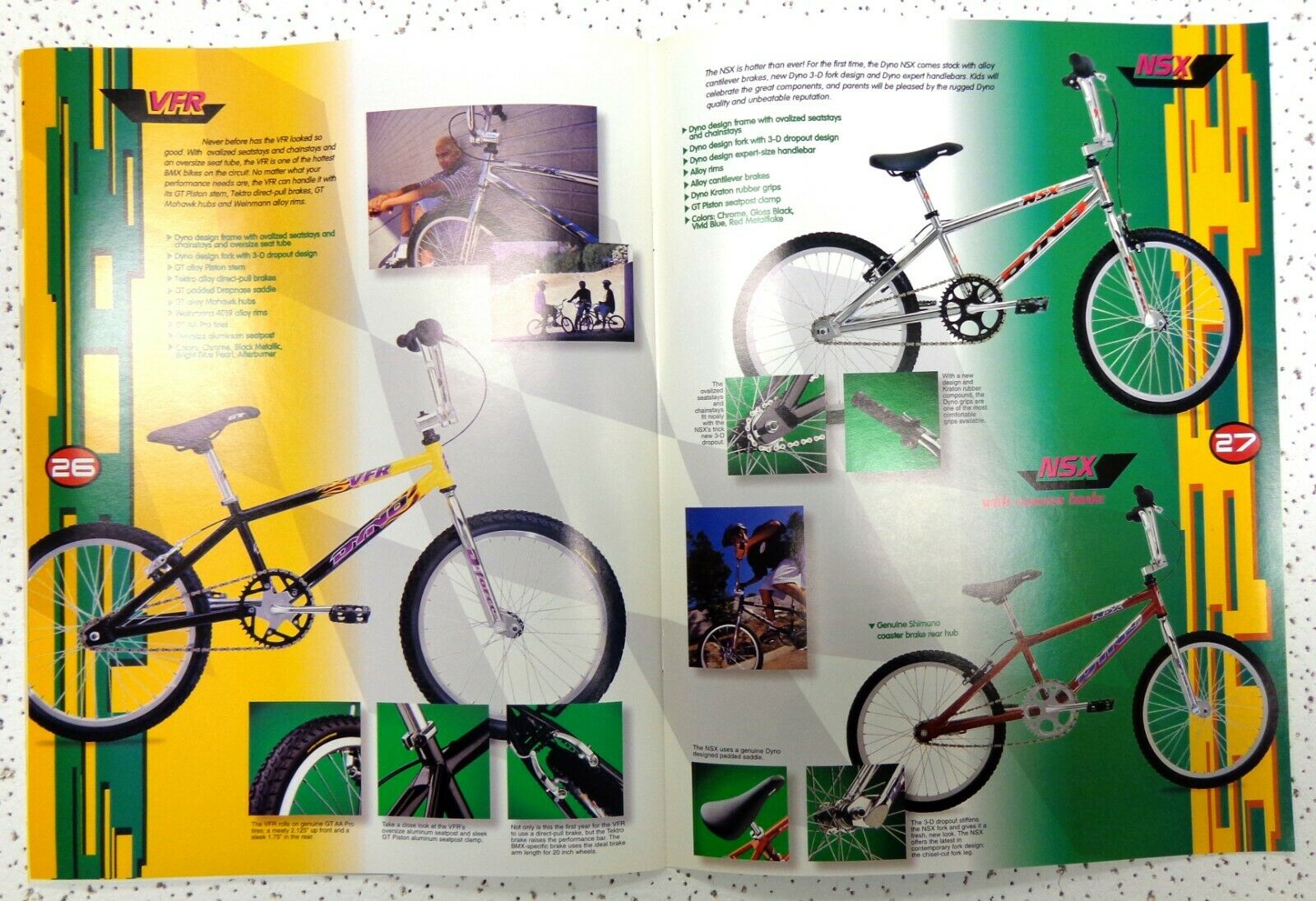 VINTAGE BRAND NEW 1998 GT DYNO BMX CATALOG - Fresh Stock Dated December 2025