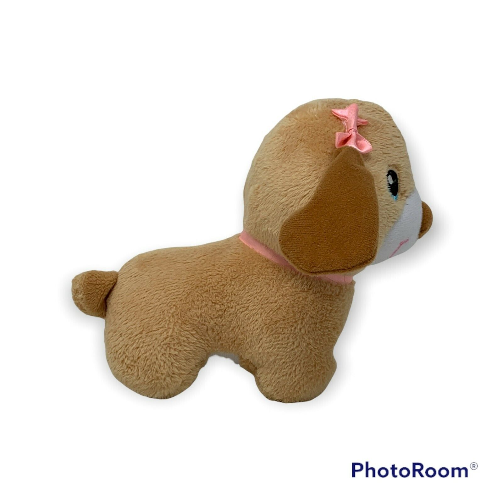 VTECH Care For Me Learning Carrier Puppy Dog Replacement Plush Pink Bow Toy - Fresh Stock Dated February 2026