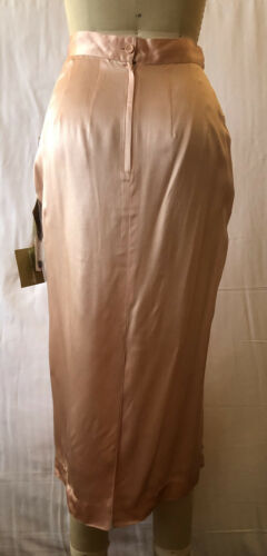 Vintage deadstock 100% silk skirt With Pockets! Sz. M - Fresh Stock Dated December 2025