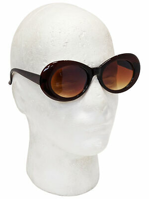 Kurt Cobain Brown Sunglasses Nirvana Jackie O Onassis Kennedy Mod Grunge Round - Fresh Stock Dated February 2026