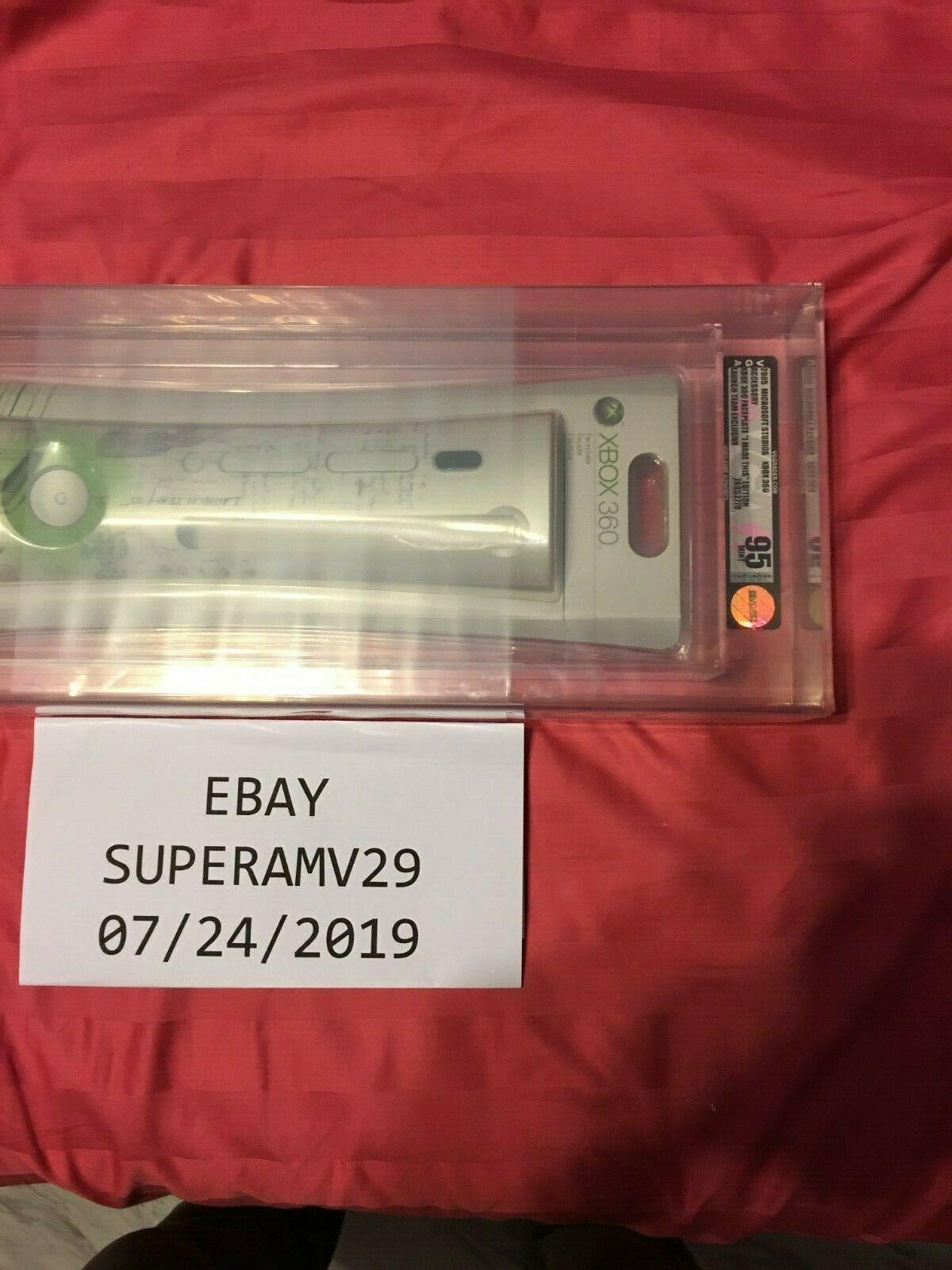 Xbox 360 Launch Team 2005 FACEPLATE VGA 95 - Fresh Stock Dated December 2025