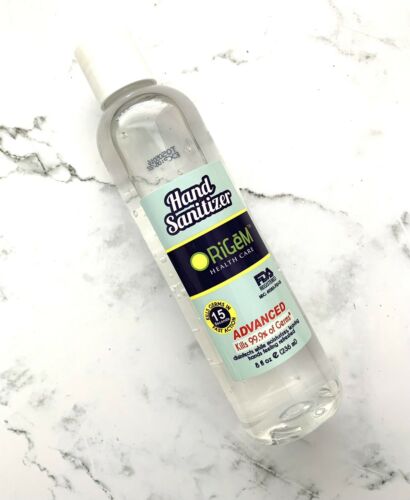 8 oz. Gel Instant Hand Sanitizer FDA Registered - Pack of 12 Bottles - Fresh Stock Dated February 2026