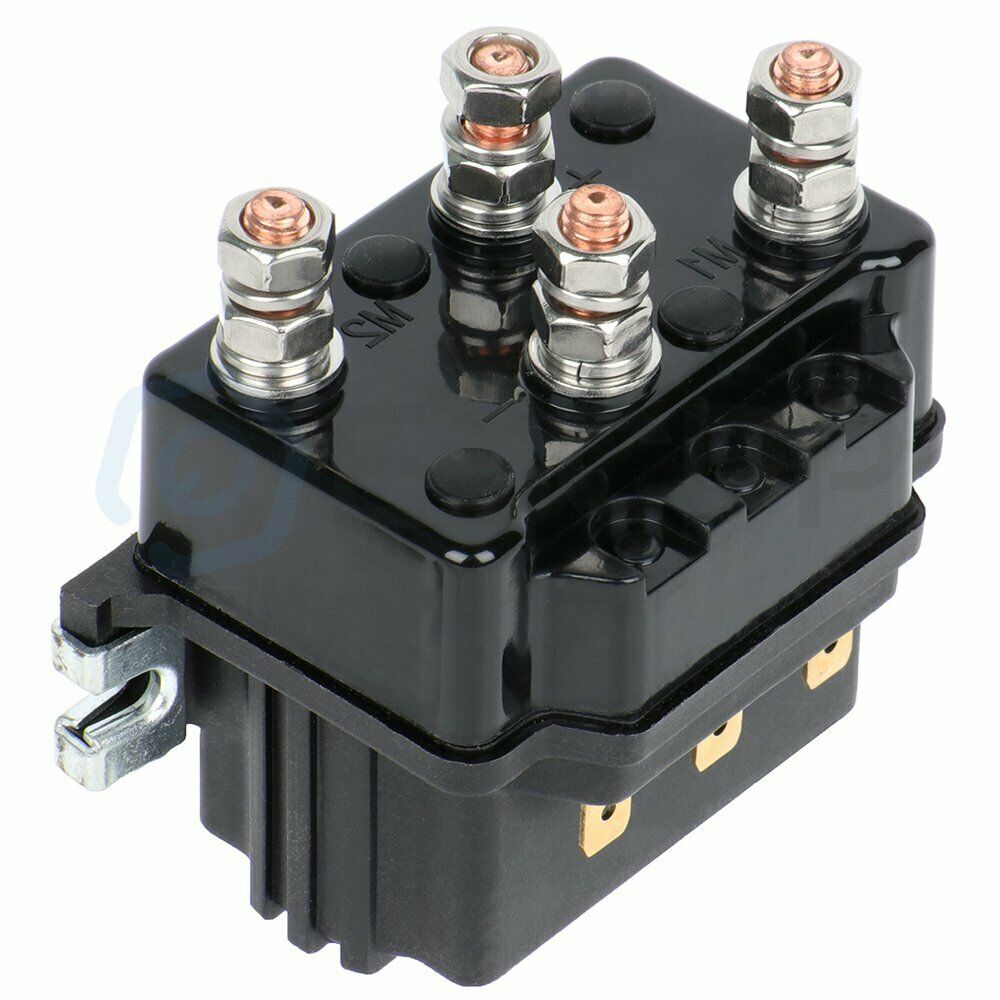 12V Heavy Duty Winch Relay Contactor Solenoid 500A 12000LB Max For ATV UTV Truck - Fresh Stock Dated February 2026
