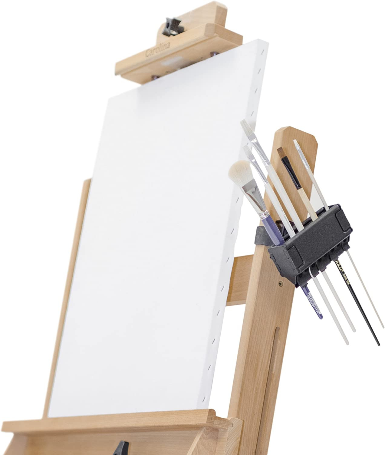 Brush Grip Paintbrush Holder and Drying Rack/Caddy, Painting Supplies (Black) - Fresh Stock Dated February 2026