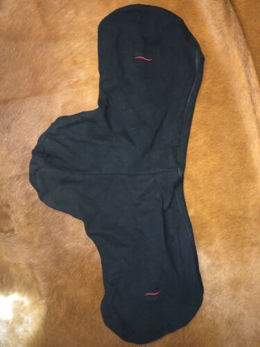 Black Zip Up English Saddle Cover - Fresh Stock Dated December 2025
