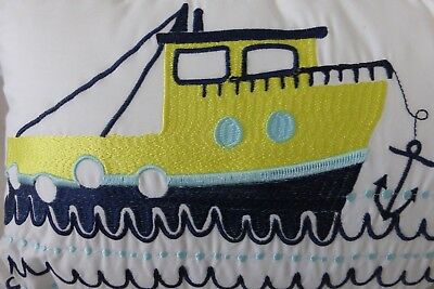 Sabrina Soto Charlie Boat Decorative Pillow 18
