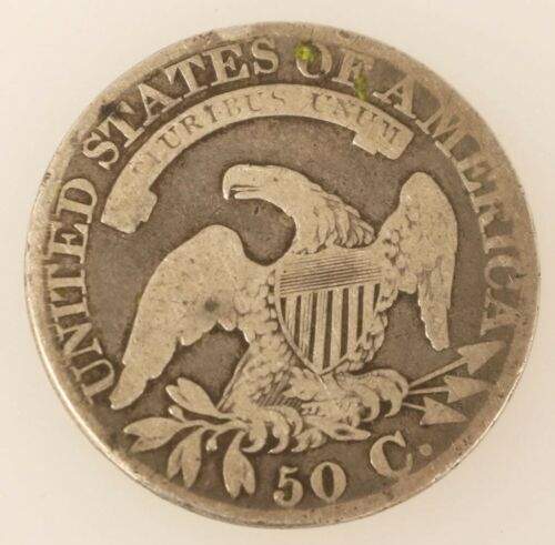 1827 U.S. Capped Bust Silver Half Dollar - Fresh Stock Dated December 2025