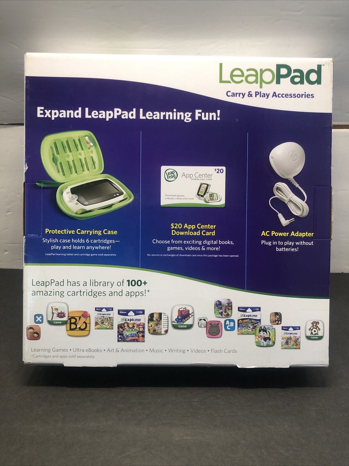 LeapPad Carry & Play Accessories by LeapFrog - Fresh Stock Dated February 2026