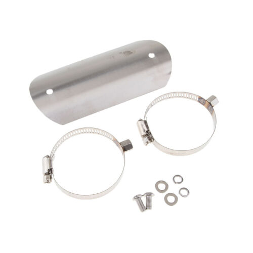 Universal Motorcycle Exhaust Muffler Pipe Heat Shield Cover Heel Guard #1 - Fresh Stock Dated February 2026