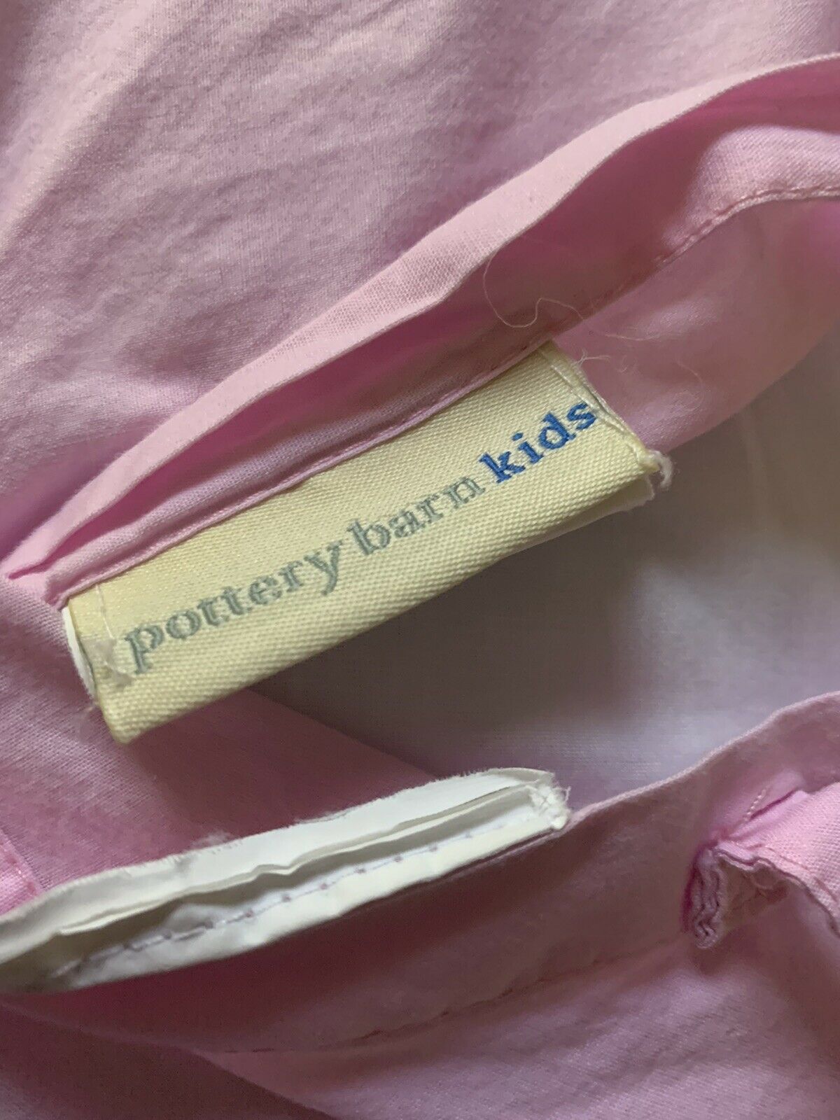 Pottery Barn Kids Standard Pillow Sham “Daisy Garden” Pink & White Flowers - Fresh Stock Dated February 2026