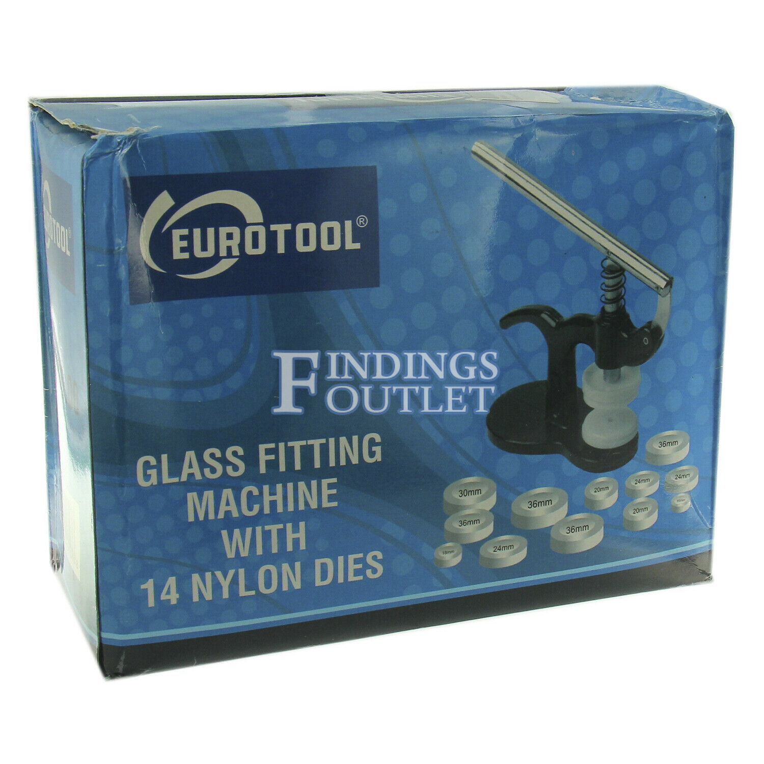 Watch Case Press With 7 Hollow & 7 Flat Nylon Dies Repair Battery Replacement - Fresh Stock Dated February 2026