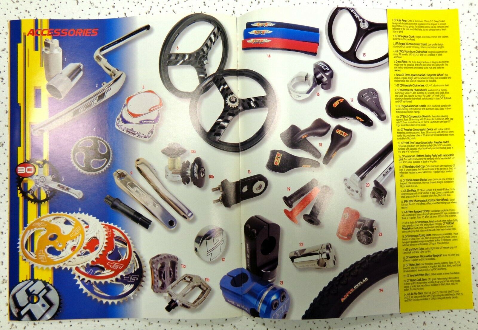 VINTAGE BRAND NEW 1998 GT DYNO BMX CATALOG - Fresh Stock Dated December 2025