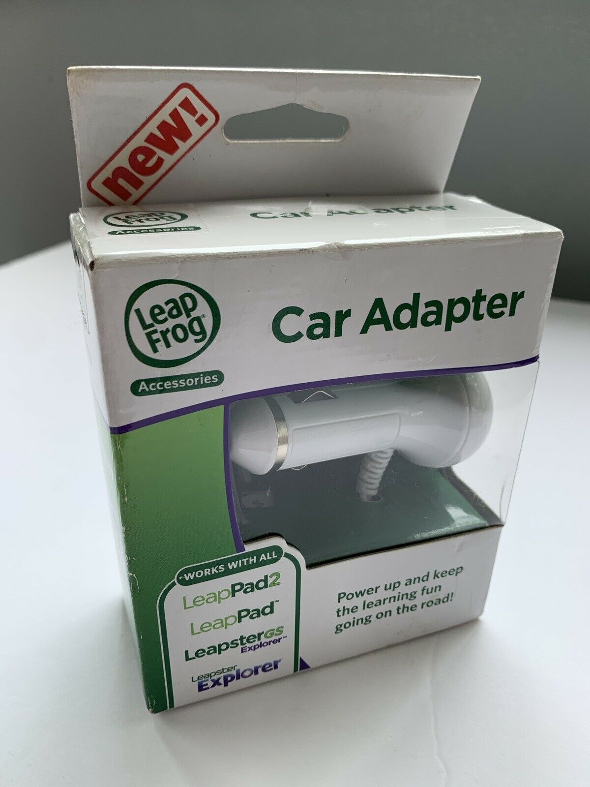 Leap Frog LeapPad2 Ultra Leapster GS CAR ADAPTER Lighter Charger Cable - Fresh Stock Dated February 2026