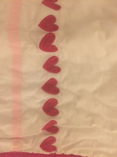 2 Pottery Barn Kids Rainbow Quilted Standard Shams NWT Pink Hearts! NWT - Fresh Stock Dated December 2025
