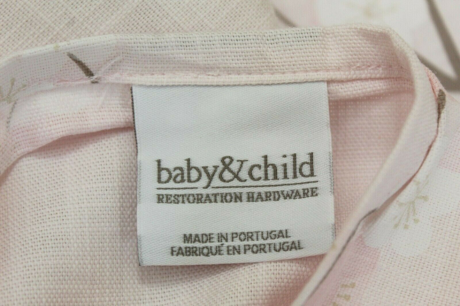 NEW Restoration Hardware Baby Child CHERRY BLOSSOM PILLOW SHAM Kate Monogram RH - Fresh Stock Dated December 2025