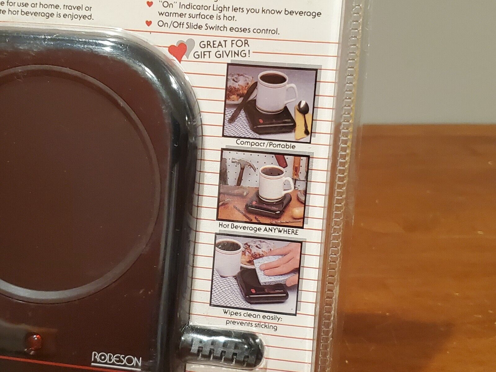 ROBESON Vintage Coffee And Beverage Warmer ~ New In Package - Fresh Stock Dated February 2026