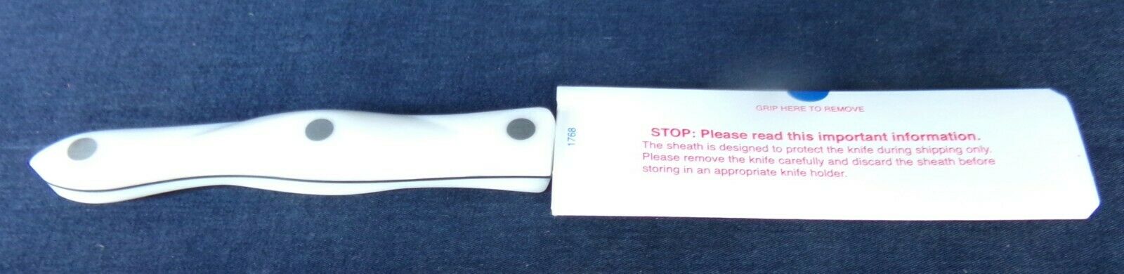 Cutco 1768 Spatula Spreader w Serrated Blade & White Pearl Handle > Personalized - Fresh Stock Dated December 2025