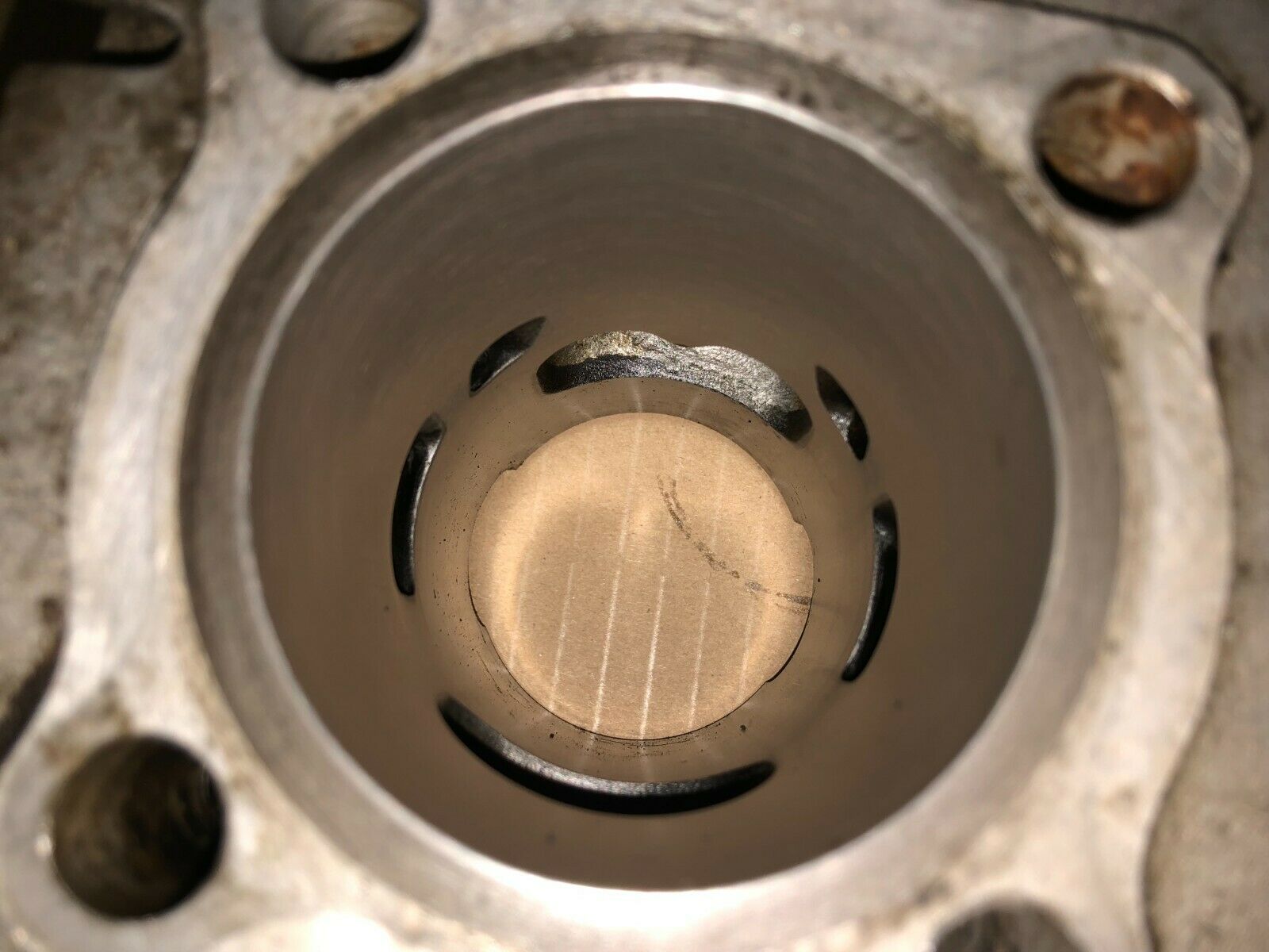 73-75 kawasaki h1 500 mach 3 triple center cylinder jug and piston 11005-123-2H - Fresh Stock Dated February 2026