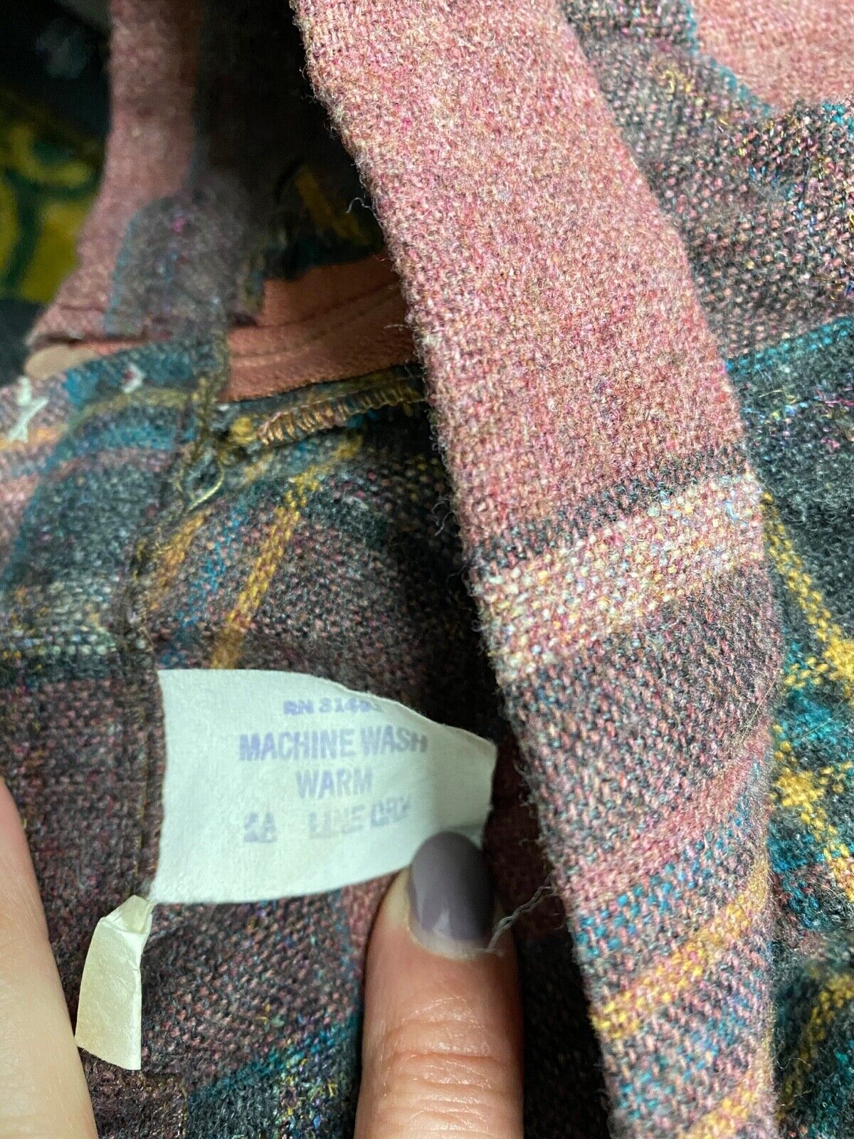 Vintage Plaid Pleated Skirt 22