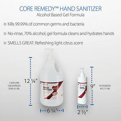 Core Products Core Remedy Hand Sanitizer - Starter Kit - Fresh Stock Dated February 2026