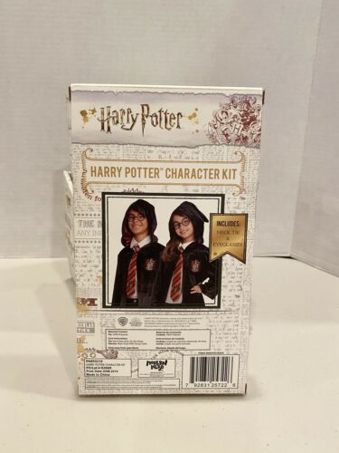 Harry Potter Character  Kit with Griffindor Necktie & Eyeglasses, Lot of 6 NEW - Fresh Stock Dated December 2025
