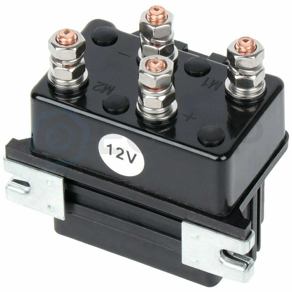 12V Heavy Duty Winch Relay Contactor Solenoid 500A 12000LB Max For ATV UTV Truck - Fresh Stock Dated February 2026