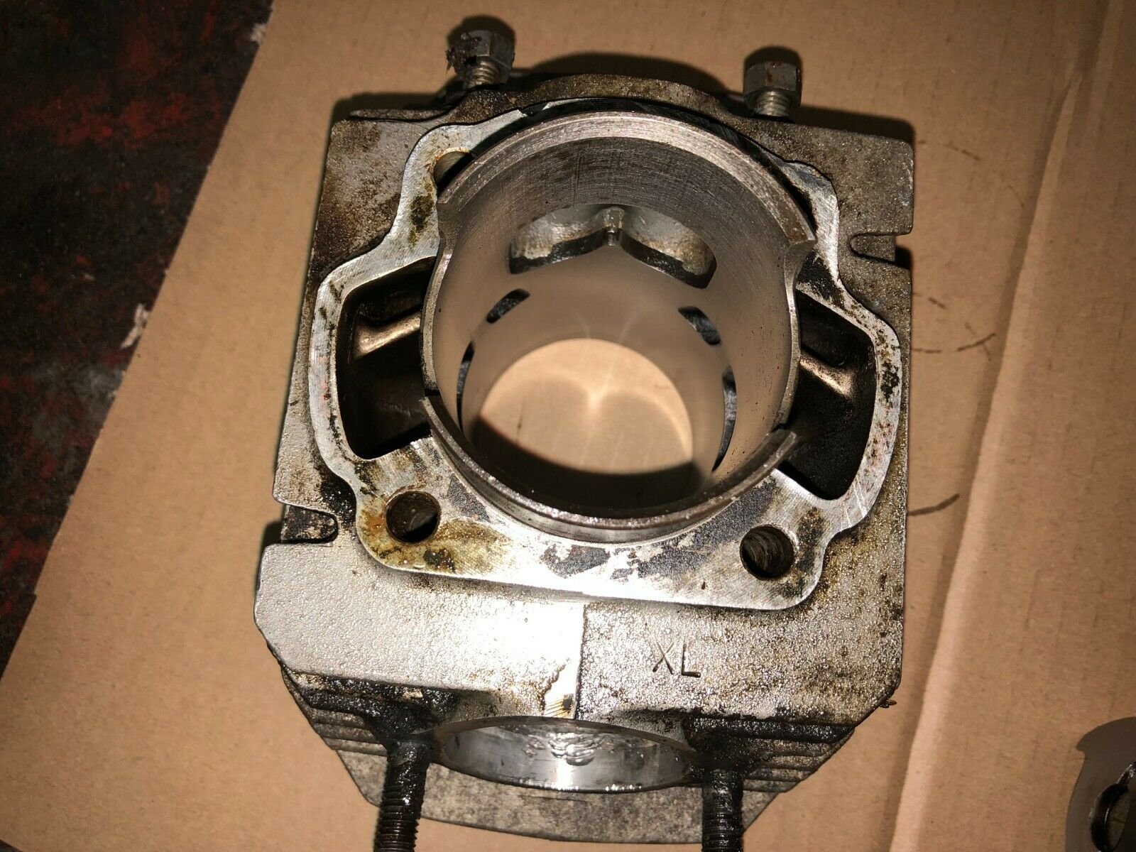 73-75 kawasaki h1 500 mach 3 triple center cylinder jug and piston 11005-123-2H - Fresh Stock Dated February 2026