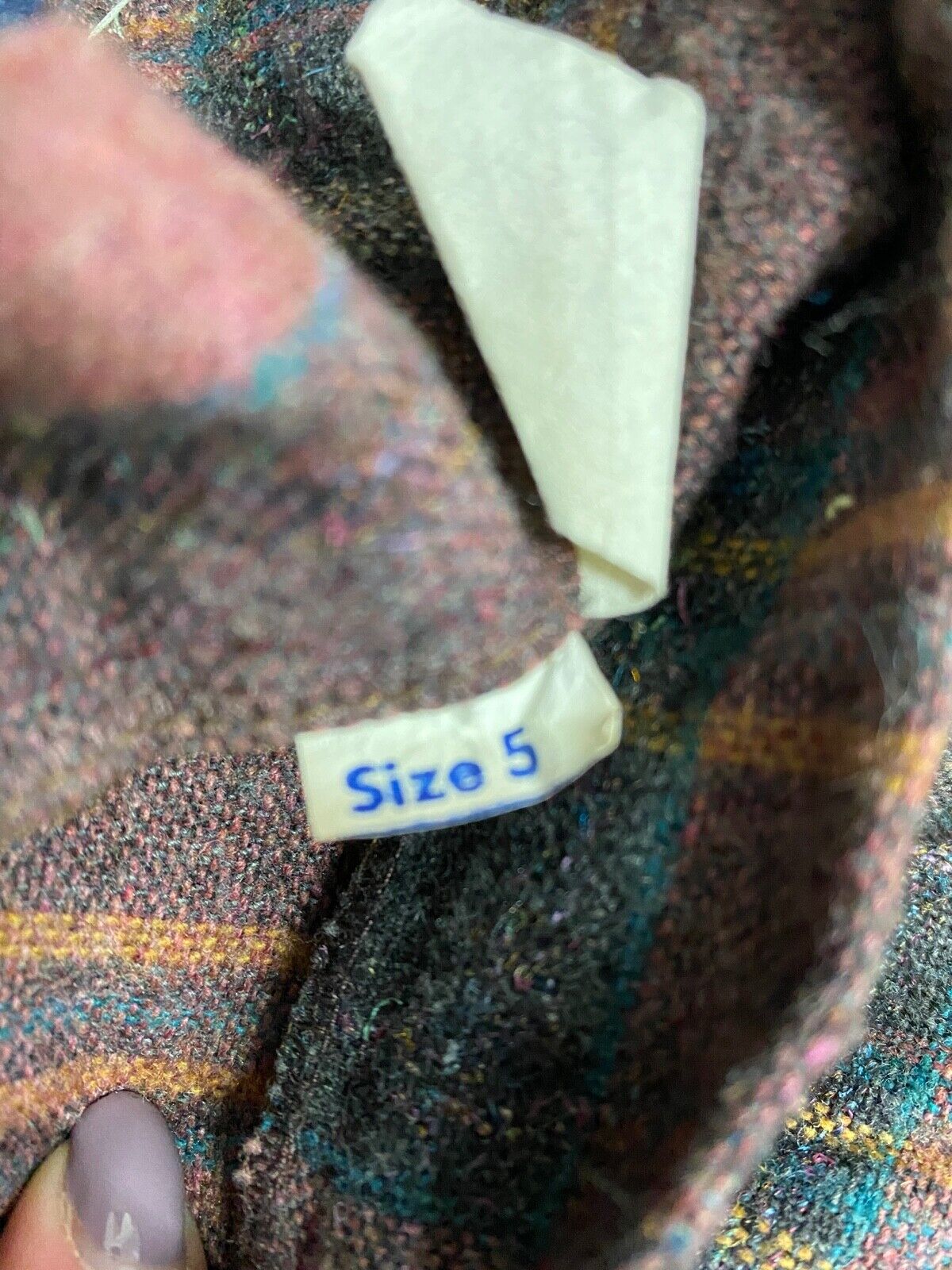 Vintage Plaid Pleated Skirt 22