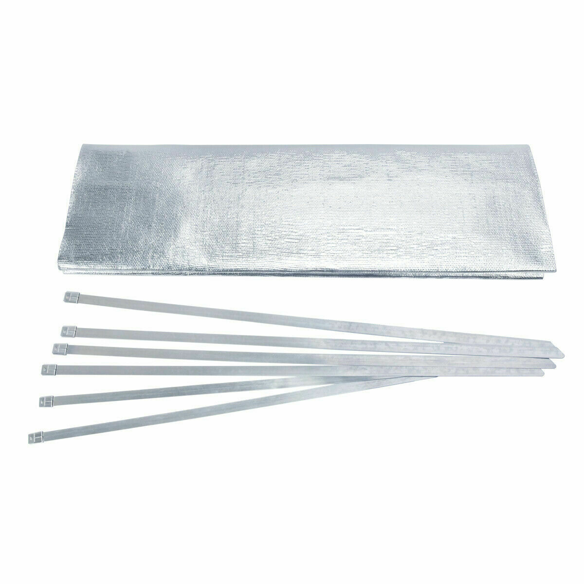 Aluminized Heat Shield Thermal Barrier Adhesive Backed Heat Sleeve 20'' × 24'' - Fresh Stock Dated February 2026