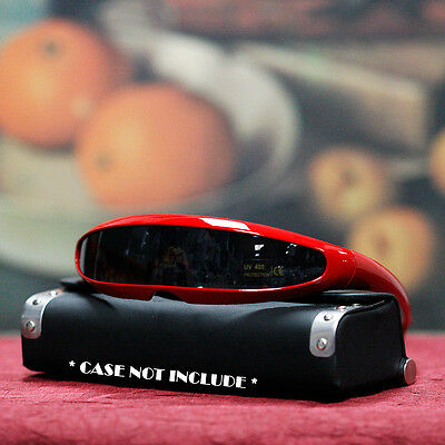 NEW MENS FUN SUNGLASSES CYCLONE COSTUME SHADES FULL EYE WEAR BLACK WHITE RED - Fresh Stock Dated December 2025