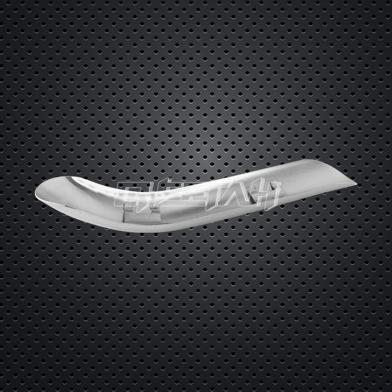 Universal Motorcycle Curved Heat-shield Muffler Exhaust Pipe Cover Heel Guard - Fresh Stock Dated February 2026