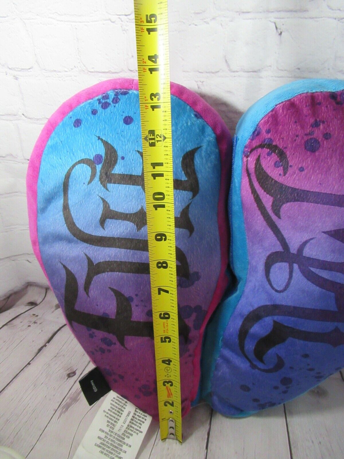 Disney The Descendants Isle BFF reversible heart 2 pc throw pillow Evie Mal - Fresh Stock Dated February 2026